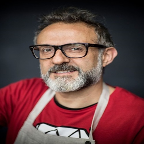 Photo of Massimo Bottura pasta chef